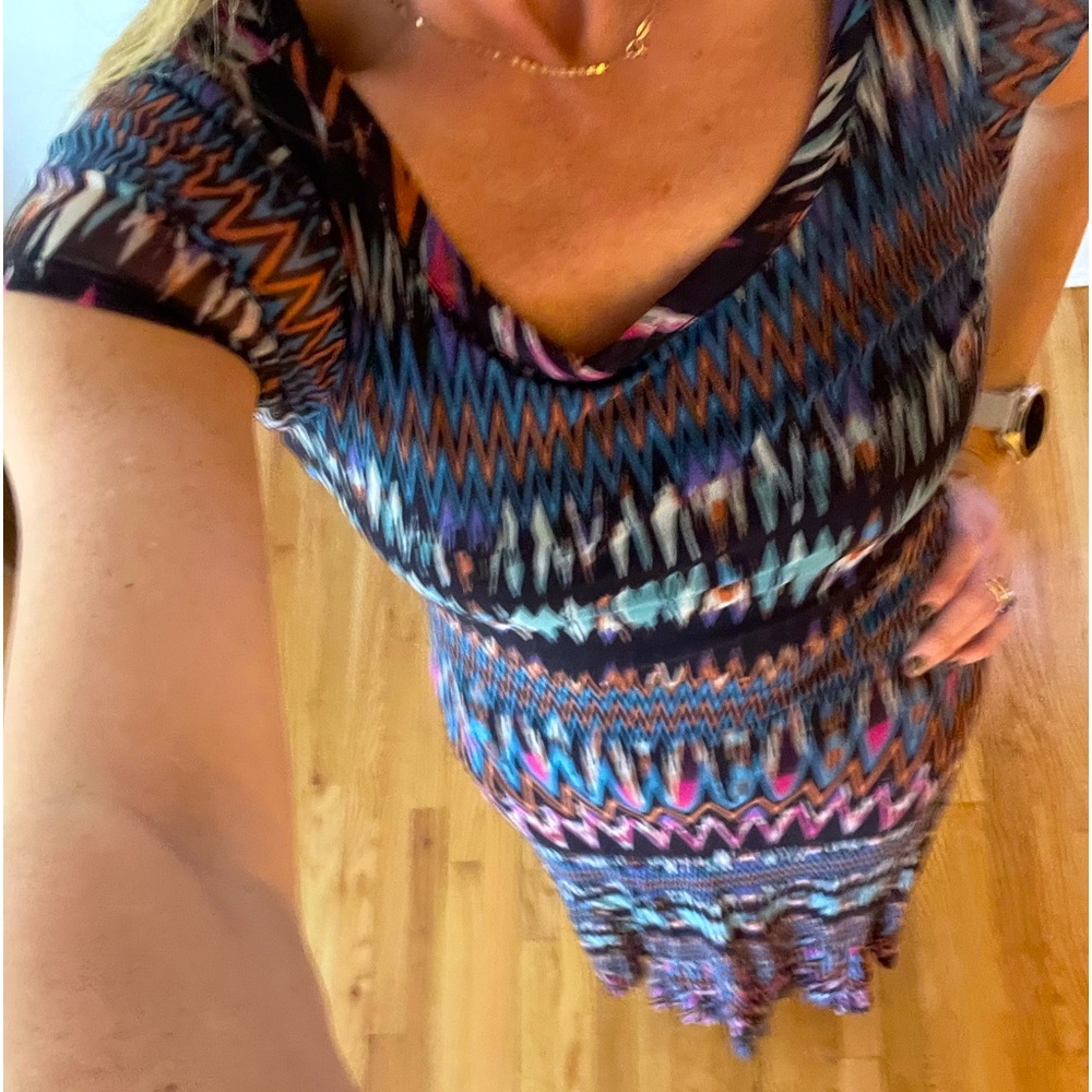 Maxi chevron dress by Weston brand.